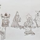 Il mio progetto del corso: Introduzione alla creazione di personaggi stile cartoon. Traditional illustration, Character Design, and Drawing project by Chiara Beccone - 04.17.2024