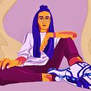 Mein Abschlussprojekt für den Kurs: Illustration mit Stil: Zeichne verschiedene Charaktere in Procreate . Design de caractere, Ilustrație digitală, Pictură digitală și Figura Desen de cathi_sosie - 04.17.2024