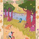 Journey to Dog Castle. Un proyecto de Ilustración digital, Dibujo digital e Ilustración infantil de Blue Wallick - 12.04.2024
