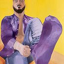 My project for course:  Realistic Figure Painting with Acrylic and Oil. Un projet de Beaux Arts, Dessin réaliste, Peinture acr, lique, Peinture à l'huile , et Dessin anatomique de Filip Holacký - 10.04.2024