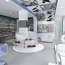 PARAFARMACIA+ORTOPEDIA ALCOR . Een project van Meubelontwerp en -bouw,  Br, ing en identiteit, Interieurontwerp, Interactief ontwerp, Lichtontwerp y 3D van Anais Chico - 01.01.2018