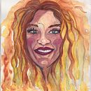 My project for course: Illustrated Portrait in Watercolor. Un projet de Illustration traditionnelle, Beaux Arts, Peinture, Dessin, Aquarelle, Dessin de portrait , et Dessin artistique de elp_lifecoaching - 18.04.2024