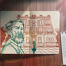 EO - Vida e morte de M.J. Gonzaga de Sa - UNICAMP 2025. Un proyecto de Ilustración digital de Rubens Fulgêncio Lima - 01.12.2023