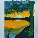 Mein Abschlussprojekt für den Kurs: Märchenlandschaften mit Gouache malen. Un proyecto de Ilustración tradicional, Pintura y Pintura gouache de semikolon75 - 19.04.2024