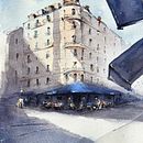 My project for course: Architectural Sketching with Watercolor and Ink. Projekt z dziedziny Sketching,  R, sunek, Malowanie akwarelą,  R, sunek architektoniczn, Sketchbook,  R i sunek atramentem użytkownika reihanehshl - 19.04.2024