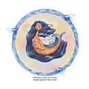 Saturn embrace. Un projet de Illustration numérique de Pooneh Hashemian - 20.04.2024