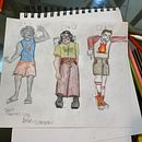 My project for course: Captivating and Dynamic Character Creation. Een project van Traditionele illustratie, Ontwerp van personages, Digitale illustratie y Digitale tekening van Coco - 19.04.2024