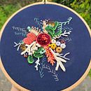 Mon projet du cours : Techniques avancées de broderie : points et compositions en volume. Embroider, and Textile Design project by marie_baron19 - 04.21.2024