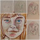 Mi proyecto del curso: Retrato artístico en acuarela Ein Projekt aus dem Bereich Bildende Künste, Malerei, Aquarellmalerei und Porträtzeichnung von Lucia Moya - 21.04.2024