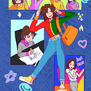 Mi proyecto del curso: Ilustración digital con influencia manga. Traditional illustration, Comic, Digital Illustration, Stor, telling, Narrative, and Manga project by Stefani Tathiana Quispitongo Grandez - 04.21.2024
