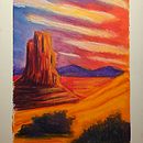 My project for course: Landscapes with Oil Pastels and Crayons: Playing with Light. Un proyecto de Bellas Artes y Dibujo artístico de Robert - 22.04.2024