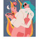Mujer. Projekt z dziedziny Trad, c i jna ilustracja użytkownika Melani Atencio - 22.04.2024