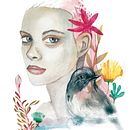 Mi proyecto del curso: Retrato ilustrado en acuarela. Een project van Traditionele illustratie,  Beeldende kunst, Schilderij,  Tekening, Aquarelschilderen,  Portrettekening y  Artistieke tekening van nelly_siux - 22.05.2024