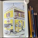 My project for course: Sketchbook Illustration with Colored Pencils. Ilustração tradicional, Artes plásticas, Esboçado, Desenho a lápis, Desenho, Desenho artístico, e Sketchbook projeto de Smita Tarawade - 23.04.2024