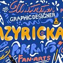 Mon projet du cours : Lettering numérique pour débutants. Un progetto di Lettering, Lettering digitale, Design digitale e Lettering 3D di mrgoldsan - 23.04.2024