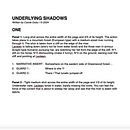 Underlying shadows Ein Projekt aus dem Bereich Comic, Stor, telling, Skript, Erzählung, Literarisches schreiben und Kreatives Schreiben von annween - 23.04.2024