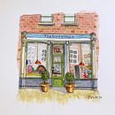 My project for course: Watercolor Urban Illustration: Portray your City . Pictura, Desen, Pictură în acuarelă & Ilustrație arhitecturală de Lynn King - 04.23.2024