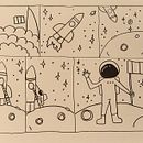 Mon projet du cours : Du débutant au dessinateur confirmé. Projekt z dziedziny Design, Trad, c, jna ilustracja, R, sunek ołówkiem,  R i sunek użytkownika Alizee Be - 24.04.2024