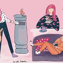 Mi proyecto: Ilustración de personajes a partir de la observación. . Un progetto di Illustrazione tradizionale, Character design, Disegno e Sketchbook di Loli Roberts - 30.04.2024