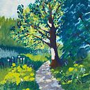 Mi proyecto del curso: Pintura de paisajes con gouache para principiantes. Artes plásticas, Pintura, Ilustração naturalista, e Pintura guache projeto de magdalenasolar - 24.04.2024