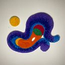 Kiss me. Embroider, Decoration, Fiber Arts, DIY, Punch Needle, and Textile Design project by Luiz Merlo Jr. - 04.25.2024