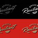 Brave & Resilient: Designing 3D Chrome Letters in Procreate. T, pograph, T, pograph, and Design project by Ouss Mezher - 04.26.2024