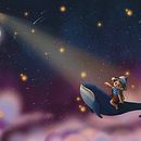 Navegando entre estrellas. Digital Illustration project by Fer Limón - 04.26.2024