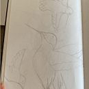 Mi proyecto del curso: Bocetos diarios para mejorar tus técnicas de dibujo. Un proyecto de Bocetado, Dibujo a lápiz, Dibujo, Dibujo de Retrato, Sketchbook y Dibujo anatómico de javiera figueroa - 26.04.2024