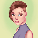 My project for course: Female Character Portraits in Procreate. Traditional illustration, Digital Illustration, and Digital Drawing project by erickah561 - 04.28.2024