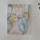 TGP - Il·lustració a aquarel·la . Een project van Aquarelschilderen y Traditionele illustratie van Naila Adrover - 28.04.2024