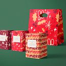 Christmas tea. Pattern Design, Ilustração digital, Packaging, Desenho, e Desenho digital projeto de Cris Tamay - 31.10.2023
