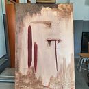 TGP - Quadre (Inspiració Antoni Tàpies). Een project van Schilderij van Naila Adrover - 29.04.2024