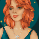 My project for course: Female Character Portraits in Procreate. Een project van Traditionele illustratie, Digitale illustratie y Digitale tekening van lena_tsch - 01.05.2024