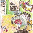 The Great Room. Traditional illustration, and Children's Illustration project by rosanevarez - 01.05.2024