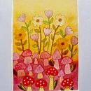 Mi proyecto del curso: Técnicas de acuarela en negativo para ilustración botánica. Projekt z dziedziny Trad, c, jna ilustracja, Malowanie akwarelą, R i sunek botaniczn użytkownika Claudia Carmona - 02.05.2024