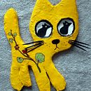 Mijn project van de cursus: Papier-maché voor beginners: beeldhouw een kleurrijk karakter. Un projet de Illustration traditionnelle, Conception de personnages, Conception de jouets, Art to , et Créativité avec les enfants de gva_1 - 03.05.2024