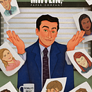 Meu projeto do curso: The Office -  Poster . Un progetto di Character design, Disegno, Disegno di ritratti e Disegno digitale di Alícia Nolyq - 29.04.2024