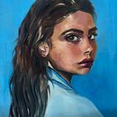 My project for course: Expressive Oil Portraiture: Explore the Alla Prima Technique. Fine Arts, Painting, and Oil Painting project by Mallory Durrick - 05.01.2024