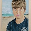 Il mio progetto del corso: Ritratto realistico con pastelli morbidi. Een project van Traditionele illustratie,  Beeldende kunst,  Tekening,  Portrettekening y Realistische tekening van Angela Della Malva - 04.05.2024