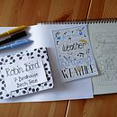 My project for course: Creative Doodling and Hand-Lettering for Beginners Ein Projekt aus dem Bereich Traditionelle Illustration, Lettering, Zeichnung, H und Lettering von Christa Bintinger - 05.05.2024