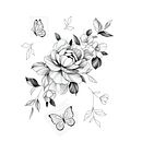 Mi proyecto del curso: Tatuaje botánico con puntillismo. Traditional illustration, Tattoo Design, and Botanical Illustration project by johanlopezduque - 05.03.2024