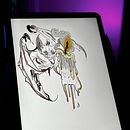 Bat . Design, Ilustrație tradițională și Design tatuaj de Andrea Skl - 05.06.2024