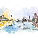 Ilustración para invitación de boda. Un projet de Illustration traditionnelle , et Beaux Arts de Javier Díaz González - 07.05.2024