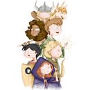Serie Grupo. Ilustração tradicional projeto de Maitane varela alonso - 07.05.2024