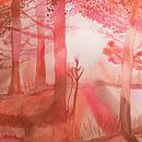 My project for course: Dreamy Watercolor Landscapes: Paint with Light. Un projet de Peinture , et Aquarelle de Adeline Cartier - 07.05.2024