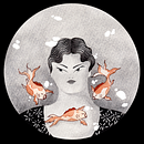 Mi proyecto del curso: Introducción a la ilustración con tinta china. Un proyecto de Ilustración tradicional, Bellas Artes, Dibujo e Ilustración con tinta de Daniela Rubio - 26.03.2024