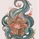 Il mio progetto del corso: Tecniche ad acquerello per illustrazioni da sogno. Ilustração tradicional, Desenho, Pintura em aquarela e Ilustração editorial projeto de Chiara Diana - 09.05.2024