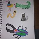Meu projeto do curso: Técnicas de ilustração para desbloquear sua criatividade. Design, Ilustração tradicional, Artes plásticas, Pintura, Criatividade, Criatividade para crianças, e Sketchbook projeto de marseldecarvalho - 09.05.2024