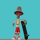 My project for course: Advanced Animation of 3D Characters. Projekt z dziedziny 3D,  Animacja, Animacja postaci i Animacje 3D użytkownika andrey_davydik - 10.05.2024