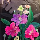 "Astromelias" Curso Pintura botánica con acrílico.. Projekt z dziedziny R, sunek botaniczn, Malarstwo akr i lowe użytkownika Paulina Esperanza Guerrero Rojas - 12.05.2024